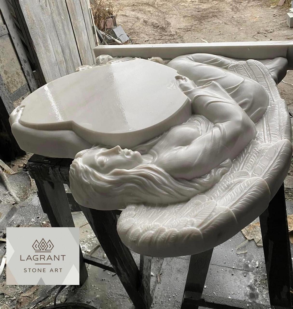 Памятник ангел из греческого мрамора CIVIC - фото 3 - id-p1539650686