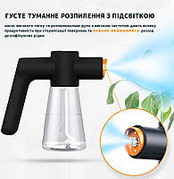 Ручний портативний розпилювач для дезінфектора Nano Spray Machine F9 чорний. Для швидкої дезінфекції приміщень, фото 7