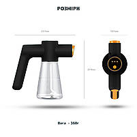 Ручний портативний розпилювач для дезінфектора Nano Spray Machine F9 чорний. Для швидкої дезінфекції приміщень, фото 10