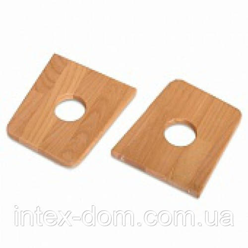 Додатковий комплект підстаканників ДК-03 (вуха) - 2 шт. до парті З-890 (бук), фото 1