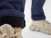 Чоловічі зимові спортивні штани з плащової тканини на флісі розміри від 50 до 56, фото 8