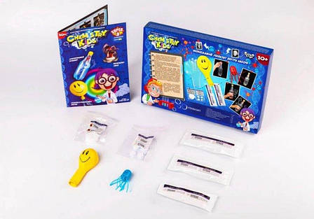 Набір освітній для проведення дослідів Chemistry Kids 1 Економ Danko Toys пізнавальний набір для дітей, фото 3