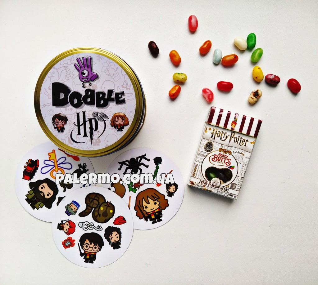 Настільна гра Доббль Dobble Harry Potter + боби Гаррі Поттер 34г