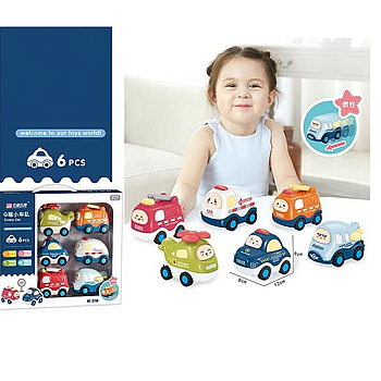Набір машинок (6 штук) 3708