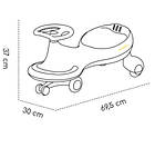 Беговел Skiddou гравітаційний Bjørg Keep pink 3+ для дітей від 3 років, рожевий, до 50 кг, фото 10
