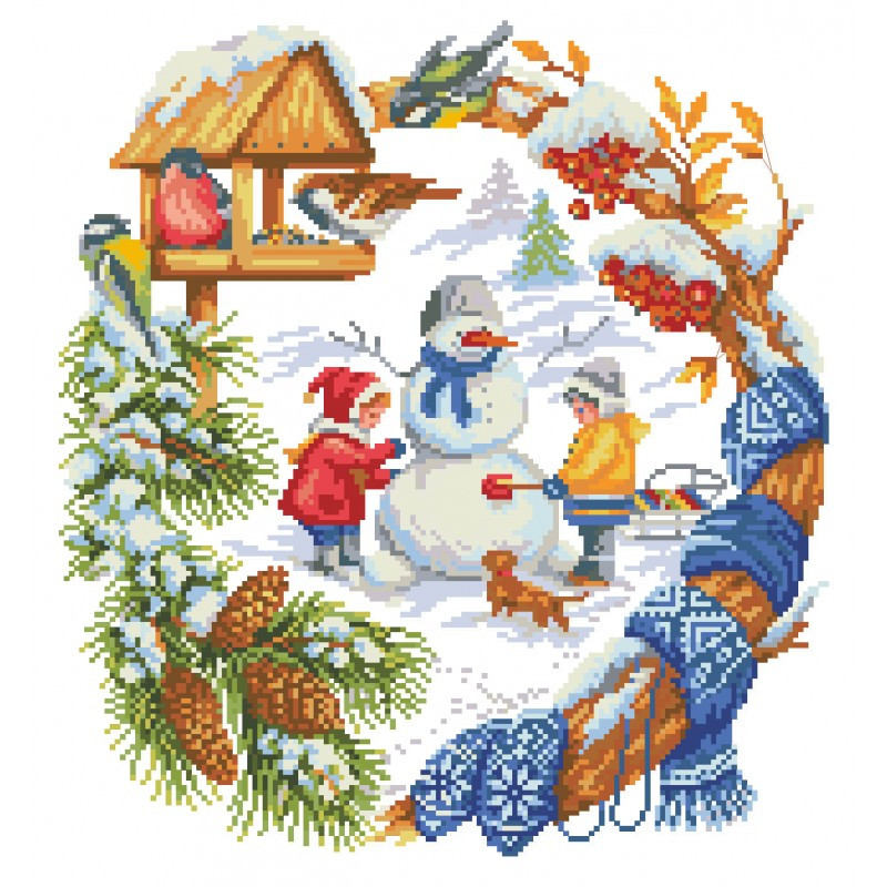 Схема для вишивки СК-2254 Казкова зима