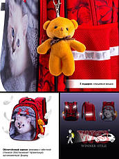 Рюкзак для дівчинки шкільний ортопедичний Winner One Кошеня R1-014, фото 4