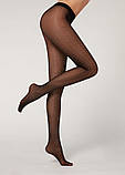 Calzedonia Жіночі колготи з візерунком М/Л 4606 чорні, фото 2