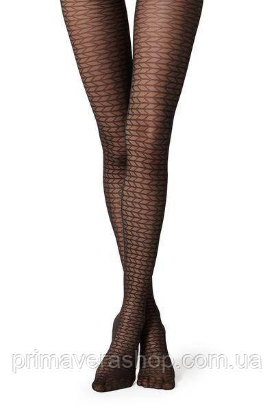 Calzedonia Жіночі колготи з візерунком М/Л 4606 чорні