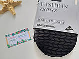 Calzedonia Жіночі колготи з візерунком М/Л 4606 чорні, фото 7