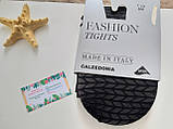 Calzedonia Жіночі колготи з візерунком М/Л 4606 чорні, фото 6
