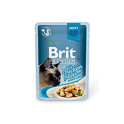 Brit Premium Cat pouch (Брит Премиум Кэт) - филе курицы в соусе (пауч)