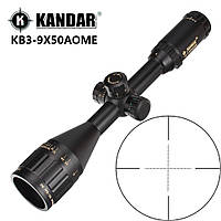 Оптичний приціл Kandar 3-9x50 AOME Mil-Dot Гравірована Сітка