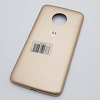 С дефектом. Крышка с кнопками Motorola E4 XT1766 золото Сервисный оригинал с разборки (сколы)