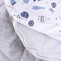 Дитяча постіль з велюровими бортиками Baby Veres Velour Cosmos 5 одиниць, фото 7