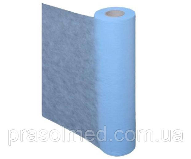 Простирадло з спанбонду в рулоні 0,6*100м з перфорацією крок 0,6 м (23г/м2) колір голубий, фото 1