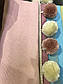 Бахрома для штор і подушок помпони молочного та рожевого кольору, фото 6
