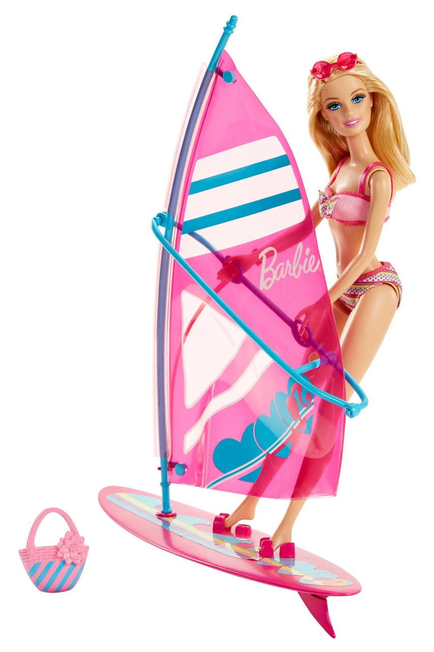 Барби "Виндсерфинг" Barbie Lets Go Windsurfing & Doll 