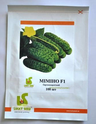 Насіння Огірок самоопилювальне Міміно F1, 100 насіння Lucky Seed, фото 2