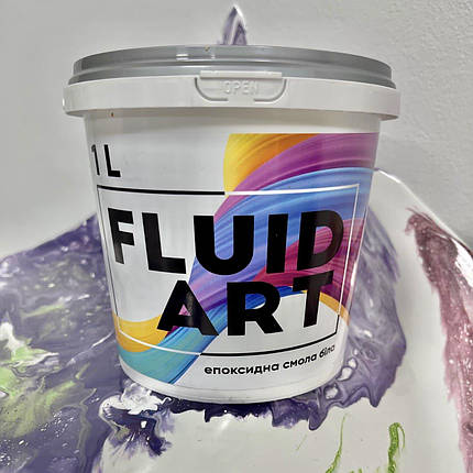 Fluid art епоксидна смола 1кг (смола+відп), фото 2