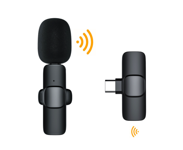 Беспроводной петличный микрофон Convers K1 для телефона на Android Type-C  (BPM-02) оптом и в розницу с доставкой по Украине.