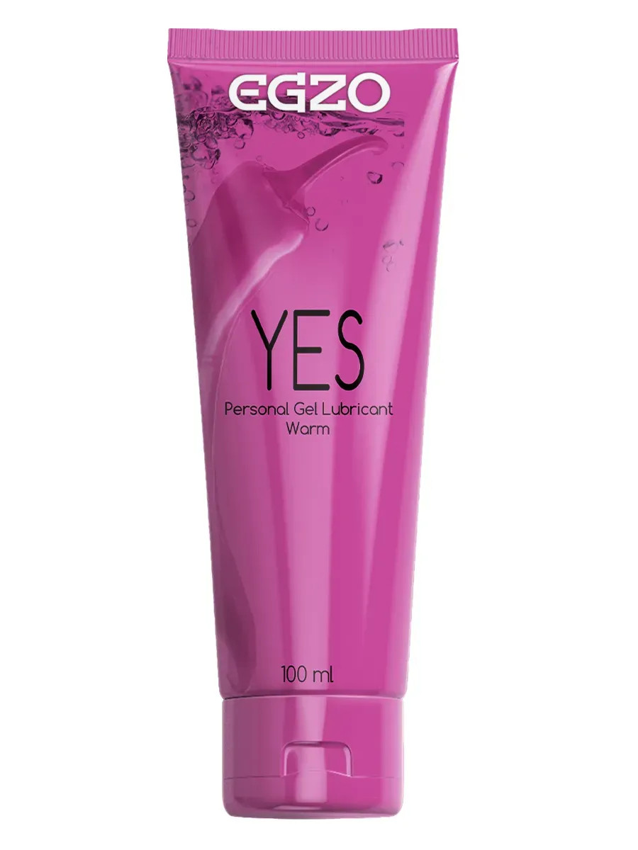 Зігріваючий лубрикант на водній основі EGZO YES 100 мл, фото 1