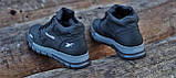 Кросівки зимові шкіряні підліткові для хлопчика чорні натуральне хутро, короткі черевики (Код: Л1826), фото 8