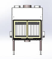 Камин AIR 740 двухстворчатая дверка 16 кВт