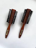 Брашинг для волос деревянный с щетиной Salon Professional 4776CLB