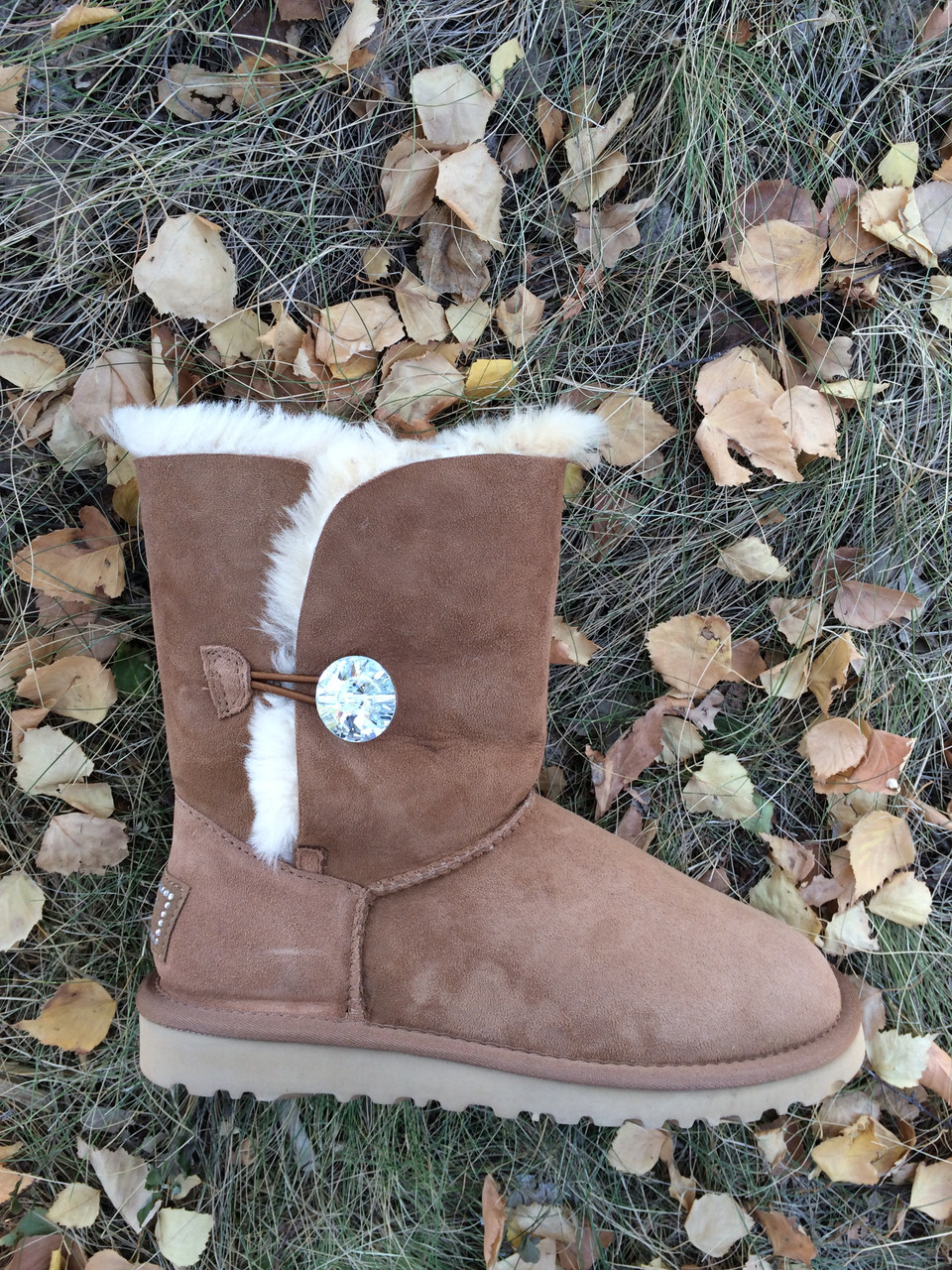 Жіночі уги UGG Bailey Button Bling (з кристалом) (36,38,39)