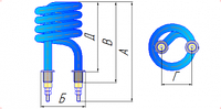 ТЭН электрокипятильника ЭКГ-100