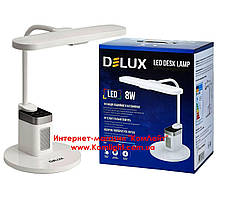 Настільний світильник DELUX TF-540 8 Вт білий + Bluetooth колонка