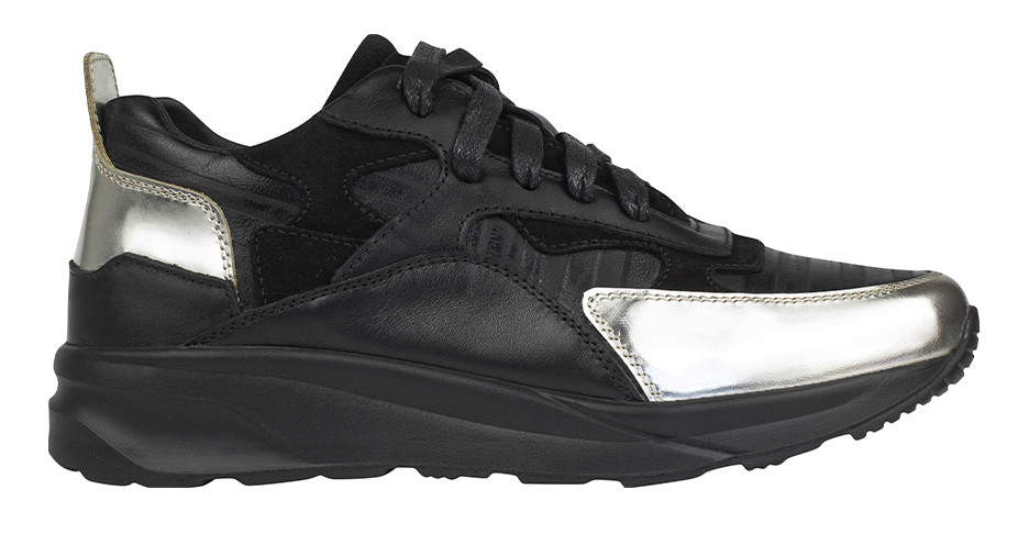 Кросівки Eleven Shoes чорні натуральна шкіра виробництво Україна ES5-735Kblack - розмір 37 (24,5 см)