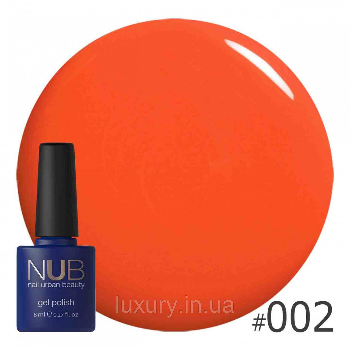 Гель-лак NUB No002 Vacation, 8 мл