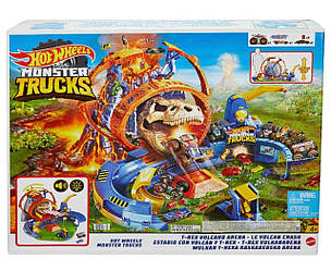 Hot Wheels Monster Trucks T-Rex  Volcano Arena  Вулканічна арена Хот Вілс Монстер Трак Mattel GYL14