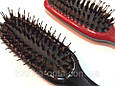 Масажна щітка для волосся SALON PROFESSIONAL зі щетиною 8648, фото 3