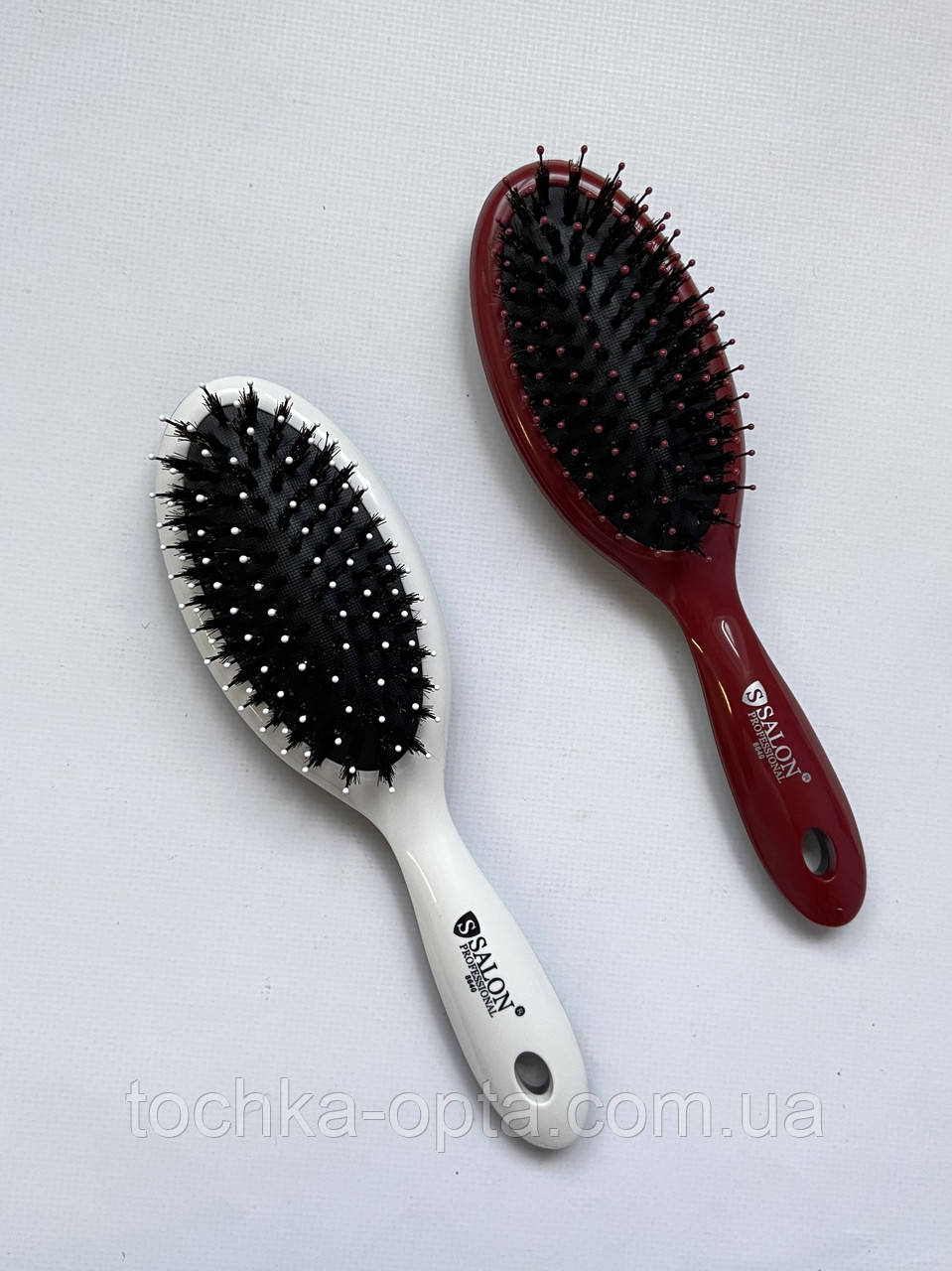 Масажна щітка для волосся SALON PROFESSIONAL зі щетиною 8640, фото 1
