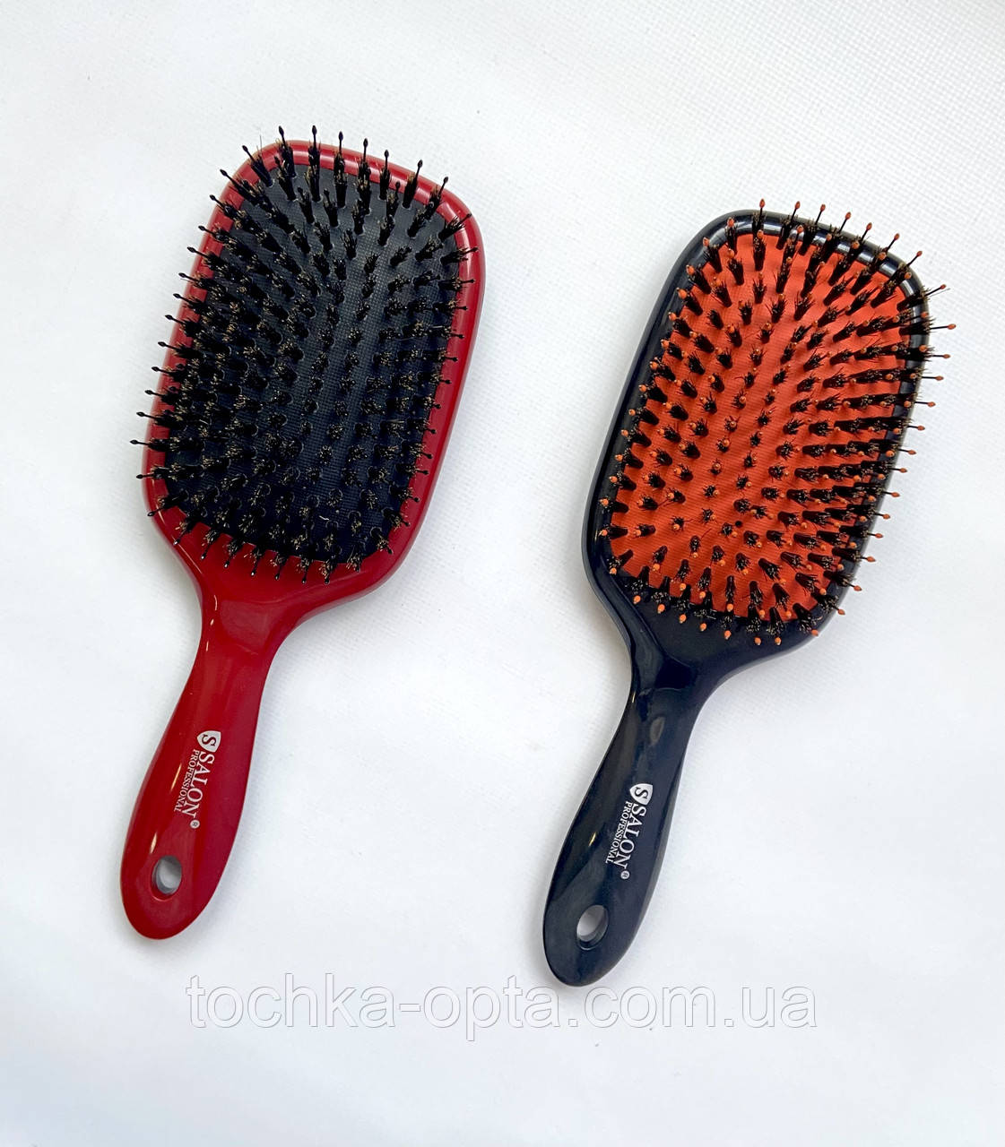 Масажна щітка SALON PROFESSIONAL зі щетиною 8639НЕ, фото 1