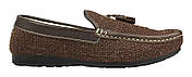 Мокасини Canape Scarpe коричневі з конопель виробництво Україна A522-06-17Brown - розмір 44 (28,6 см)