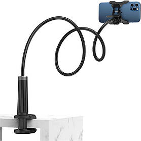 UGREEN Тримач телефону для ліжка, Стіл з гусячою шиєю, Тримач для мобільного телефону, Гнучкий затиск, Сумісний для iPhone 13 12 P