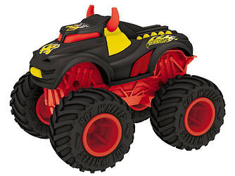 Hot Wheels Monster Trucks машинка інерційна зі звуком та світлом червона Rev Tredz Mondo51227