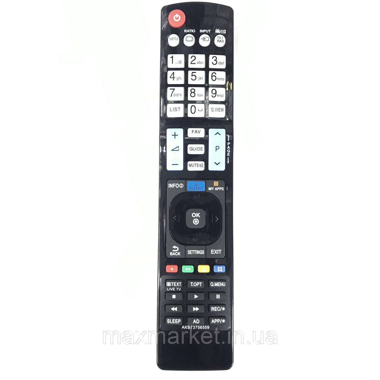 Пульт для телевизора LG AKB73756559, фото 1