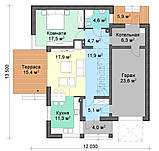 MS137. Сучасний мансардний дім, фото 2