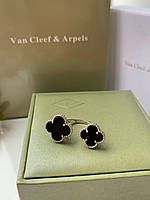 Кільце з двома квіточками у стилі Ван Кліф