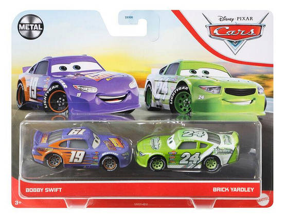 Тачки 3: Брик Ярдлі та Боббі Свіфт (Disney Cars and Pixar Bobby Swift & Brick Yardley) від Mattel, фото 1
