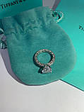 Tiffany кільце, срібло 925 з кубічним цирконієм / Тіффані срібне колечко, фото 6