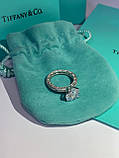 Tiffany кільце, срібло 925 з кубічним цирконієм / Тіффані срібне колечко, фото 8