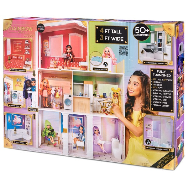 Будинок для ляльок Rainbow High Fashion Dorm House будинок особняків рейнбів 574330