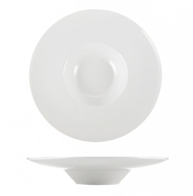Тарілка для пасти з широким бортом Extra white 235мм Helios 100мл (W117) HD