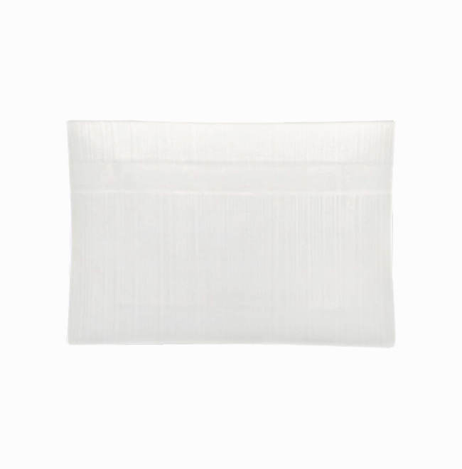 Тарілка порцелянова прямокутна Extra white 210х142мм Helios (W130)